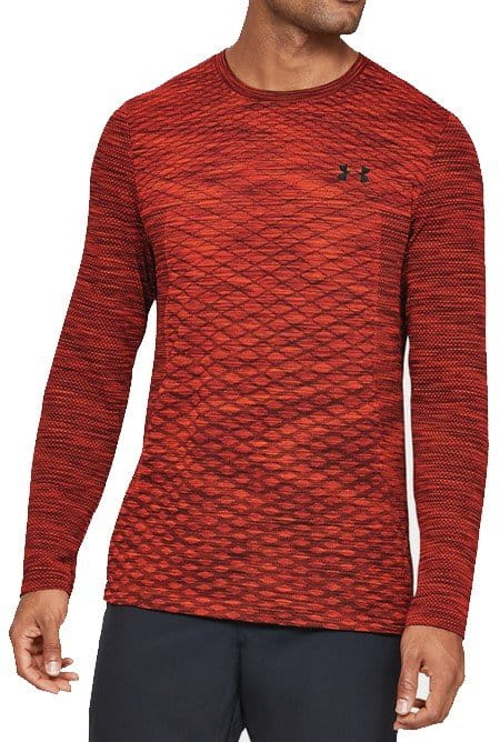 Tee-shirt à manches longues Under Armour Vanish Seamless LS Novelty-RED