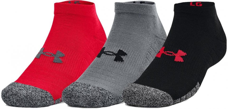 Chaussettes Under Armour UA Heatgear Low Cut 3pk-RED