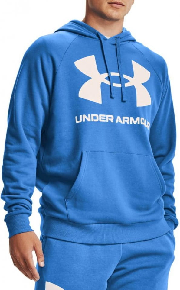 Sweatshirt à capuche Under Armour UA Rival Fleece Big Logo HD-BLU