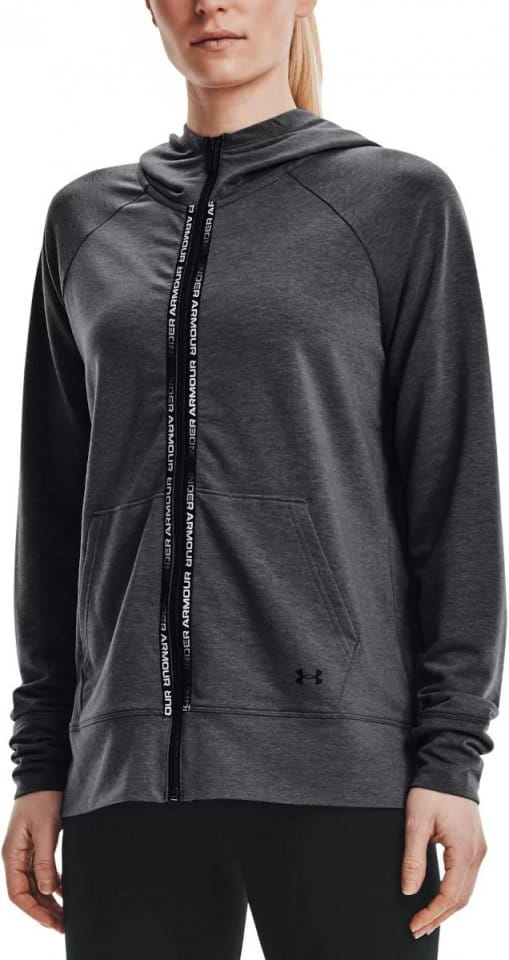 Sweatshirt à capuche Under Armour Rival Terry Taped FZ Hoodie-GRY