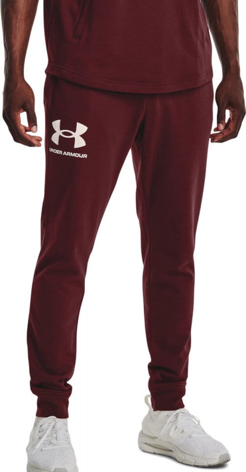 Pantalons Under Armour UA RIVAL TERRY JOGGER-RED