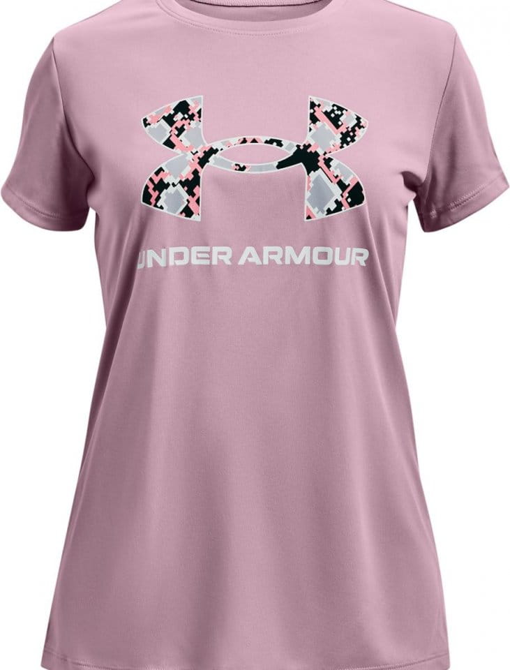 Tee-shirt Under Armour Tech BL Solid Body SS-PNK