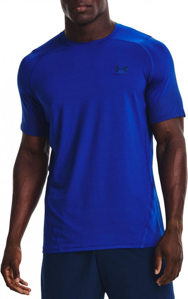 Tee-shirt Under UA HG Armour Fitted Nvlty SS-BLU