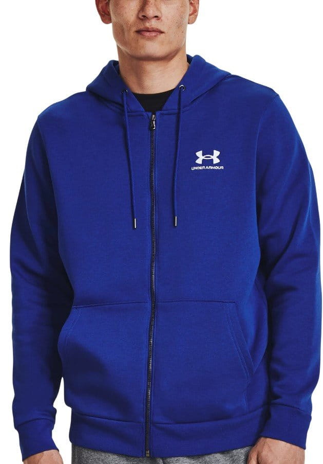 Sweatshirt à capuche Under Armour UA Essential Fleece FZ Hood-BLU