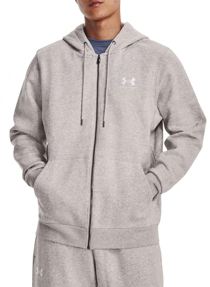 Sweatshirt à capuche Under Armour UA Essential Fleece FZ Hood-GRY
