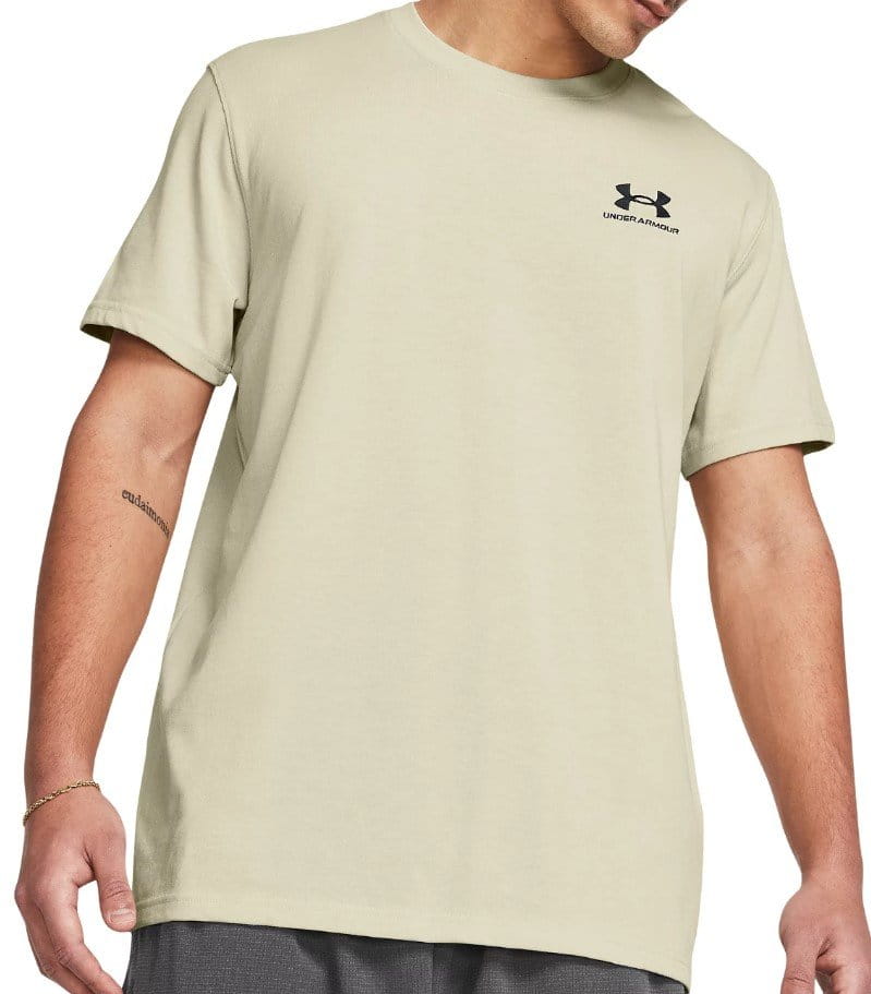 Tee-shirt Under Armour UA M LOGO EMB HEAVYWEIGHT SS-BRN