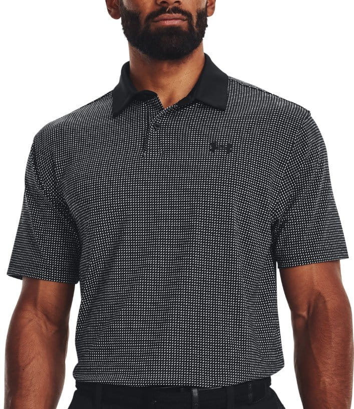 Tee-shirt Under Armour UA T2G Printed Polo-BLK