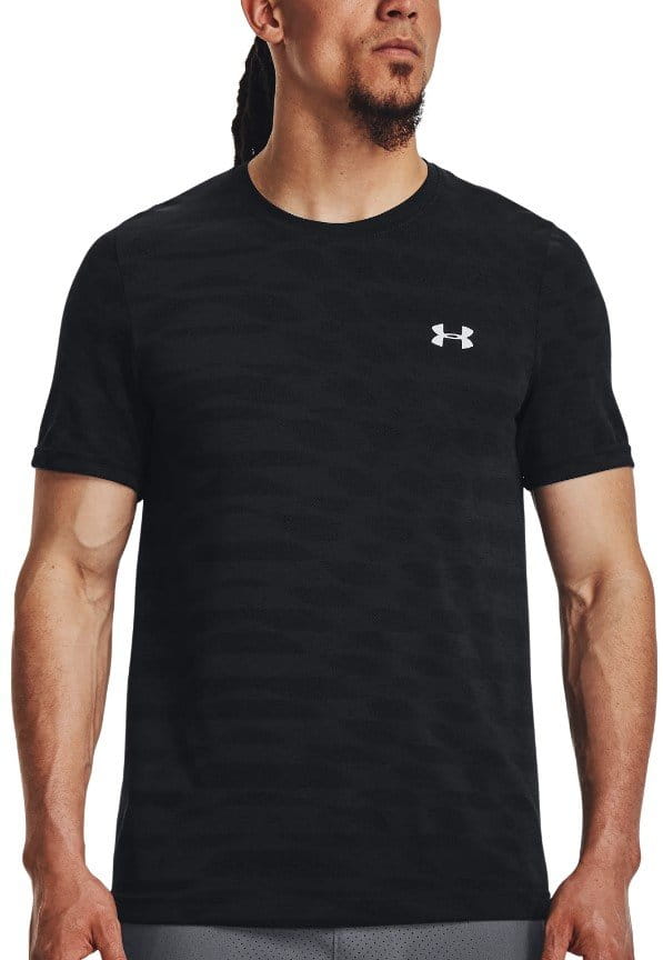 Tee-shirt Under Armour UA Seamless Ripple SS-BLK
