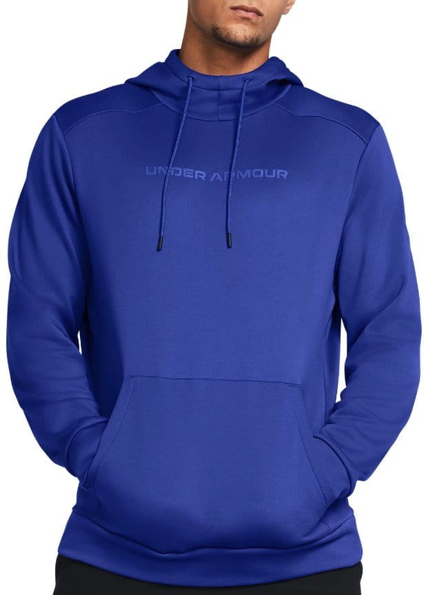 Sweatshirt à capuche Under UA Armour Fleece Wordmark HD-BLU