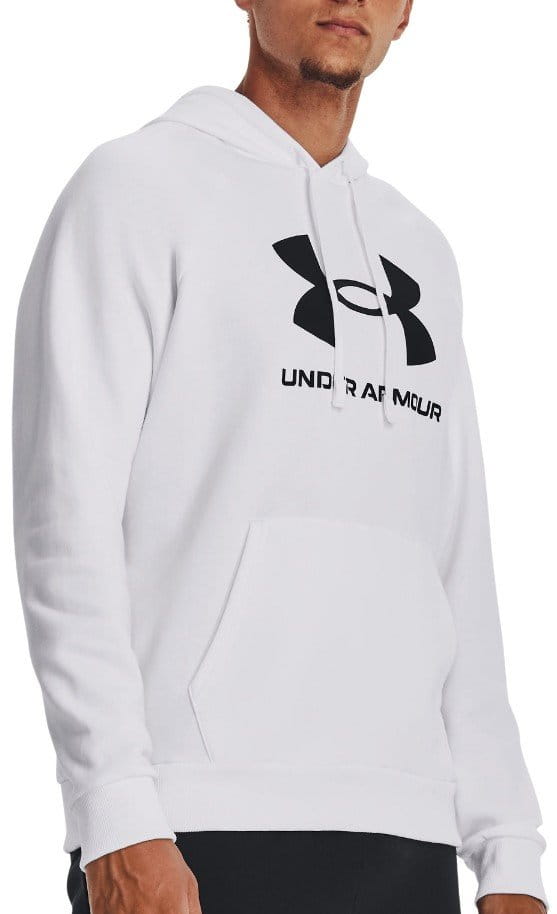 Sweatshirt à capuche Under Armour UA Rival Fleece Logo HD-WHT