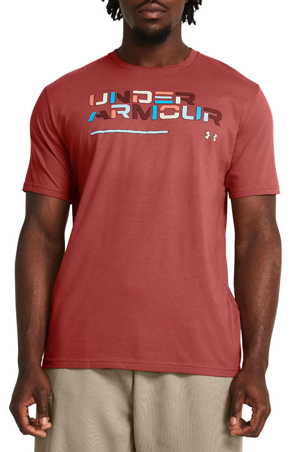 Tee-shirt Under Armour Colorblock Wordmark