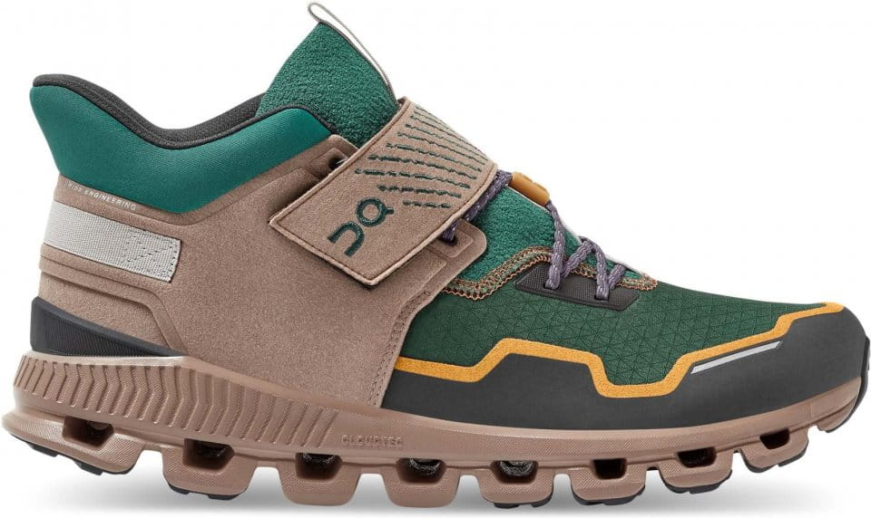 Chaussures Running ON Cloud Hi Edge Defy Evergreen/Clay