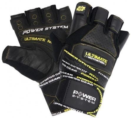 Gants System POWER SYSTEM-GLOVES ULTIMATE MOTIVATION-YELLOW