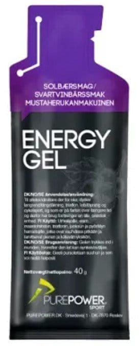 Gels énergétiques Pure Power Energy Gel Blackcurrants 40 g