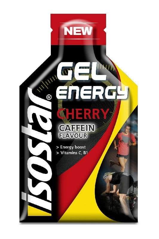 Gels énergétiques Isostar GEL CAFFEIN CHERRY 35g