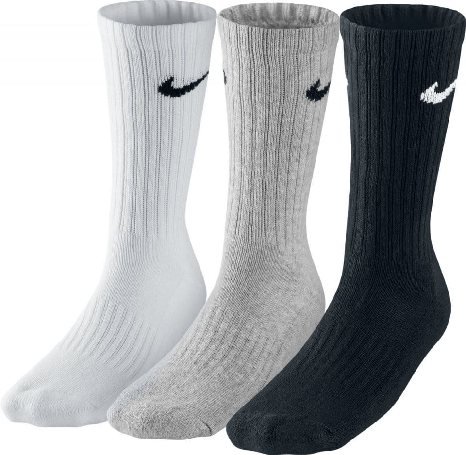 Chaussettes Nike 3PPK VALUE COTTON CREW-SMLX - Top4Running.fr