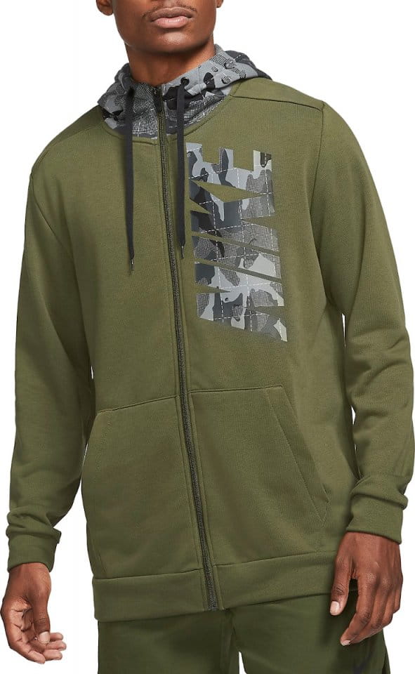 Sweatshirt à capuche Nike Dri-FIT Men s Full-Zip Camo Training Hoodie