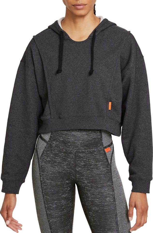 Sweatshirt à capuche Nike Dri-FIT Women s Fleece Cropped Training Hoodie