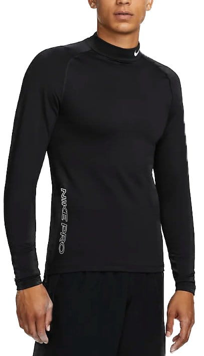 Tee-shirt à manches longues Nike Pro Warm Men s Long-Sleeve Mock Neck Training Top
