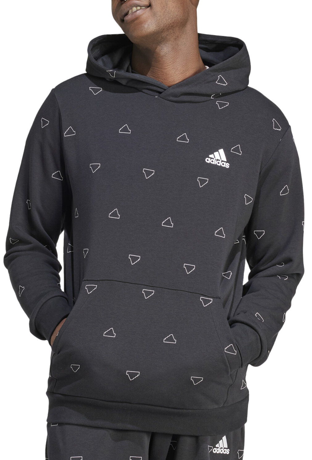 Sweatshirt à capuche adidas Sportswear Seasonal Essentials Monogram Graphic Hoodie