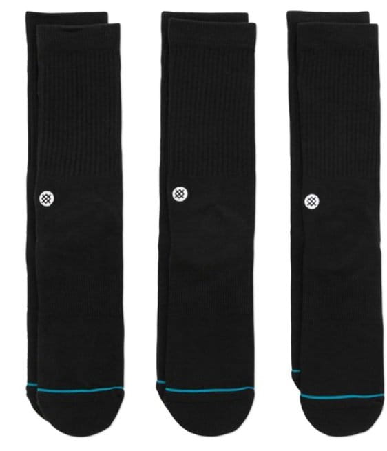 Chaussettes stance uncommon solids icon socks 3er pack